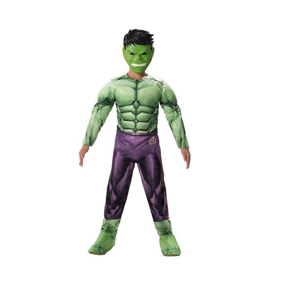 BRAND NEW boy youth marvel hulk superhero halloween costume size L 10-12 - Picture 1 of 4